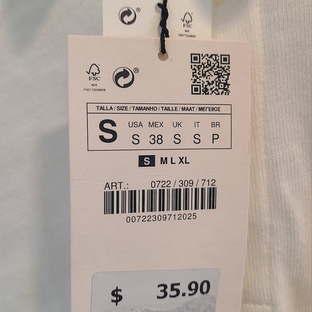 ORIGINAL ZARA MENS T-SHIRT - Picture 2 of 3